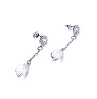 Orecchini Stocco Gioielli Donna in Argento Cristallo ORA 440 - ORA 440